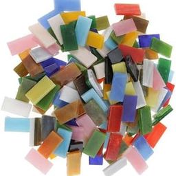 MERISHOPP®2x150 Pieces Rectangle Shape Glass Mosaic Tiles for Arts DIY Crafts 10x20mm|Crafts | Glass & Mosaics | Glass & Mosaic Tiles|Approx. 150 Pieces Mosaic Tiles ()-image-27