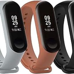 Mi Band Strap 3 & 4 Wristband Original Soft Silicone Adjustable/Replacement Straps/Belt/Band for M3 & M4 with warrenty |Device not Included||Not Compatible with Mi Band 1/2|-6