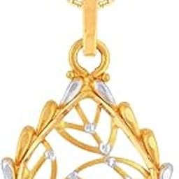22k (916) Two Colour Gold Pendant for Women-image-4