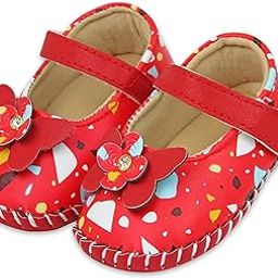 neska moda 18 To 24 Months Baby Girls Synthetic Leather Belly Sandal/Booties -BT2072-picture-8