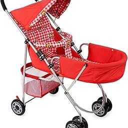 Premier Pram/Stroller - 2-in-1 Lightweight Baby Perambulator for Seating & Sleeping | Newborn Baby Gifts | Strollers for 0 to 2 Years with Canopy, Soft EVE Handgrip, Rear Brakes, and Shopping Basket-picture-13