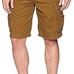 Men's & Boy's Regular fit Stylish Cotton Cargo Shorts (Khaki)-image-47