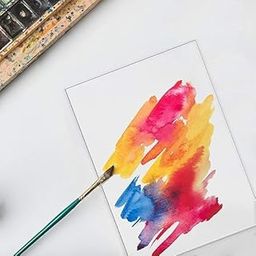 CRUTO Acrylic Paint Palette, 8x12 Inch, A4 Size Transparent Glass Sheet for Colour Mixing, Art Students and Projects-image-41