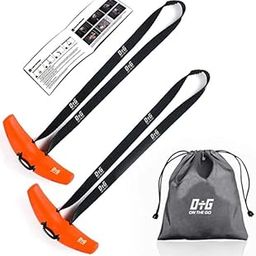 OtG ON THE GO Ox Gripz Training Grip Sling Resistance Band Handles For Pull Up Bars, Neutral Grip Pull Up Handles Fit Home Workout Or Gym-12