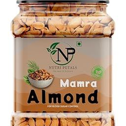 Nutri petals Afghani Mamra Almond/Mamra Badam | Size Almond Jar Pack | Mamra Almond Healthy For Brain, Skin & Heart | Badam Giri Rich in Protien, Calcium, Potassium, Zinc | A+ Grade Almond (500 gram)-image-55