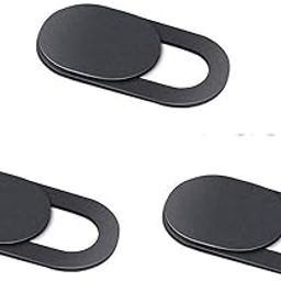[3-Pack] Webcam Cover 0.7MM Thin - Web Camera Cover fits Laptop, Desktop, PC, MacBook Pro, iMac, Mac Mini, Computer, Smartphone,Protect Your Privacy and Security (Black)-image-70