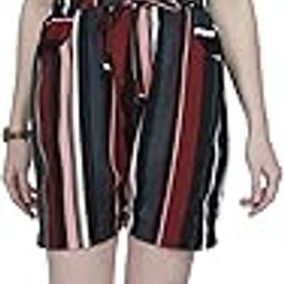 Multi Stripes Crepe Ladies Romper-picture-55