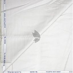 100% Superfine Cotton Silver colour with Solid Pattern Unstitched Shirt Fabric of 1.6 Mts / VV2357F-image-4