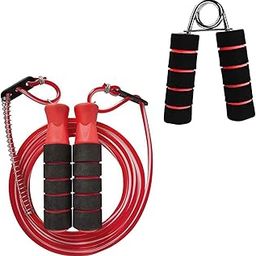 Trendy Exercise Skipping Rope & Hand Gripper For Men & Women for Gym Workout Hand Equipment to Use in Home for Exercise Finger Power Gripper-image-45