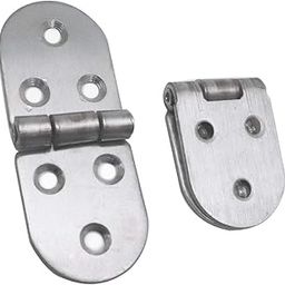 ZXHAO Stainless Steel Holding and Sewing Machine Table Folding Flip Top Hinge Butler Semicircular Hinge 2pcs-image-90