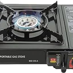 FlamitzStar 2-in-1 Camping Stove – Dual Fuel Portable Propane & Butane Gas Burner for Travel, Home, Hiking, Outdoor Cooking – Black – Travel Edition-image-76