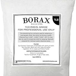 Rosenthal Collection Borax Flux 5 MOL – 1 LB Casting Flux for Jewelry Soldering, Melting Silver, Gold, Sterling-image-10