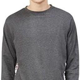 Men Charcoal Sweatshirt-image-19