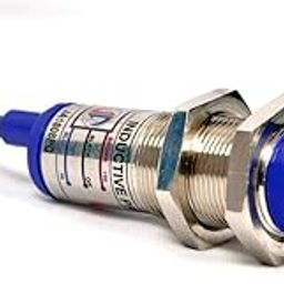 JAIN AUTOMATION M18 NPN NO Inductive Proximity Sensor 06-36 VDC Sensing 8 mm with 2 m 3 Core Cable Jain Automation make-43