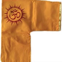 HC- Om Printed Yellow Colour Gaumukhi jaap jholi/Om Printed Chanting Bag-image-65