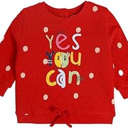 miniklub Mini Klub Baby Girls Round Neck Full Sleeve Knit Sweat Shirt (Red Color)-picture-13