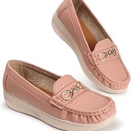 krafter Women and Girls Chunky Loafer, Casual Loafer,Women High Heel Loafer,Beige Slip-On Loafers for Women, Gym & Casual Shoes ledy Shoes-picture-12