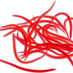 bnf® 20Pcs Fishing Soft Lure Earthworm Bait with Red Artificial Rubber, Poly Soft Earthworm Bait for Freshwater and Saltwater Species | Fishing | Baits, Lures & Flies | Soft Plastics-image-94