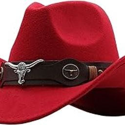 THE STYLE SUTRA Cowgirl Hat Breathable Casual Cowboy Hat for Women Men Fall Short Trips Red | Clothing, Shoes & Accessories | Womens Accessories | Hats-image-73