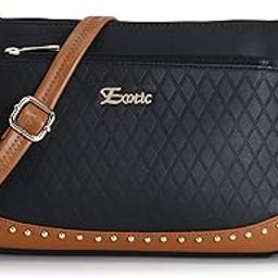 Girl's/Women's Studded Dual Tone Sling Bag-image-58