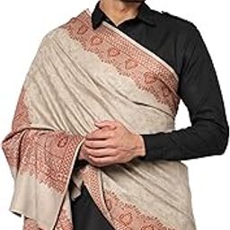 Men's Woolen Lohi/Shawl (MS-991, Light Brown), 112cm x 225cm-image-32