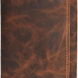 Leather Trifold Wallet For Men - RFID Blocking - 6 Card Slots, 2 Note Compartments & 1 ID Window - Minimalist Design, Slim Wallet - Premium, Fashionable Accessory Gifts for Men, Him, Cognac-image-42