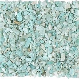 ZAICUS Amazonite Tumbled Stones 500g - Natural Healing Crystal Chips for Jewelry Making, Garden, Aquarium, Vase, Plant, Fountain, Home Decoration, and Wishing Bottles-image-20