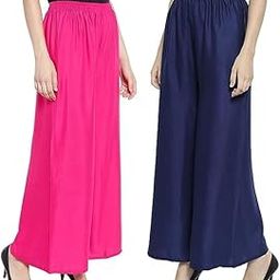 Plazzo for Women/Regular fit Flared Wide Leg Plain Plazzo Pants/Plazzo/Womens Plazzo-image-91