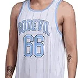 go devil Printed Vests for Men| Men's Oversized Soft Polycotton Printed Vests|-picture-42