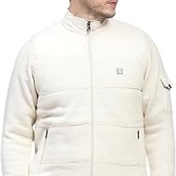 Mens Self Design Mock Neck Full Sleeve Jacket (1243329JA)-image-8