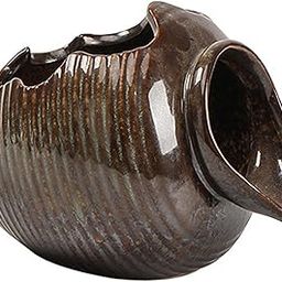 Ceramic Circulating Fountain Jar 4x3.7x3.5inch Versatile Tabletop Decoration Style C-image-49