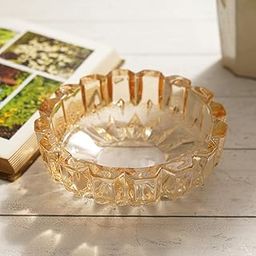 Large Gold Crysta Ashtray - Gold, 19x7x6cms-picture-14