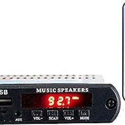 BME 12V 4440 Single IC Mini car Stereo Audio Amplifier Bluetooth,SD Card, USB, FM Radio, Aux MP3 Player with Remote,(Pack of 1)-image-9