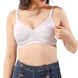 Feeding Bra for Breastfeeding, Seamless Ultra Comfort Maternity Bra, Natural Shape, Pregnancy Sleep Bralette, Sizes - 32,34,36,38,40-picture-31