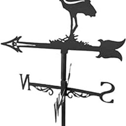LOOM TREE® Metal Weathervane Farm Scene Home Garden Yard Stake Roof Decoration Crafts Crane | Yard, Garden & Outdoor Living | Garden Decor | Weathervanes-image-66