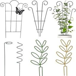 Climbing Support Rack Multifunctional Metal Iron Flower Pots e Stand Holder for Home Garden Growth Accessories-image-18