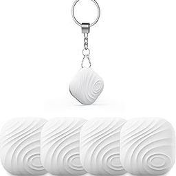 Key Finder, Bluetooth Tracker Item Locator with Key Chain for Keys Pet Wallets or Backpacks and Tablets, Batteries Include -White-picture-46