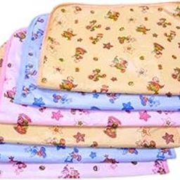 White Bubble Reusable Baby Bed Protector - Waterproof, Quick Dry for Newborns || PVC Plastic 0-6 Month || Newborn Crib Sheet-15