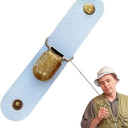 Hat Clip for Travel | Travel Hat Clip for Golf - Portable Leather Clips for Holding Hat on Bag, Travel Hat Clip for Purse Backpack-39
