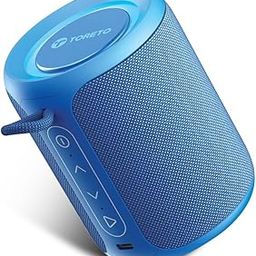 Toreto Cosmo 18W Portable Bluetooth Speaker Immersive 360`Surround Sound with Handfree Calling Mic, RGB Lights, 6hr Playtime, Splashproof, TWS Pairing, Supoort OTG, Type-C Fast Charging (Blue)-20