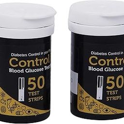 Control D Test Strips, 100 Count (Black) For control d Glucometer-13