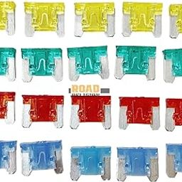 RoadReligion Top-quality Mini Fuse Kit - Amps (10, 15, 20, 30) - 20 Pieces (5 Pc Each)-image-83