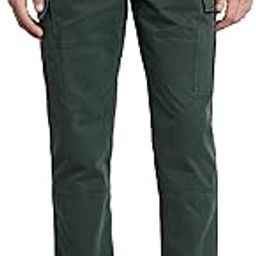 Men's Regular Fit Washed Cargo Pants (Pure Cotton | Relaxed Fit)-image-21