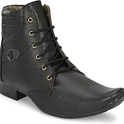 karaddi Men's Boots Mid Top Formal Lace-up Shoes Aa534 Ankle-picture-20