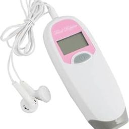 Portable Pocket Fetal Doppler LCD Fetal Heart Rate Detector Ultrasound Baby Monitors in Home Pink, White, Purple Fetal Doppler-image-19