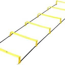 SAZ DEKOR Speed Ladder W/Carry Bag Fitness Equipment for Fitness Sports Exercise 6pcs-image-9