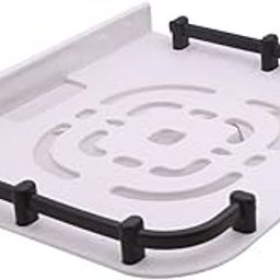 AMPEX Unbreakable Set UP Box, WiFi, Router, DTH, Telephone, Mobile Shelf/Stand Wall Mounted / Multi-Purpose Wall Mount Set Top Box Stand/ (Number of Shelves - 1, White, Glossy,Metal)-image-72