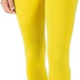 Women’s Ankle Length Leggings | Slim Fit Cotton Stretch Fabric | Soft, Breathable & Comfortable | Stylish Solid Color Bottoms for Casual & Active Wear | Yellow Color-image-88