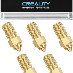 Official Creality Ender 3 V3 SE Nozzles 0.4mm 5PCS High-Speed Brass Nozzles 3D Printer Accessories M6 Hotend Extruder Nozzle for Ender 5 S1/Ender 7 3D Printer-22