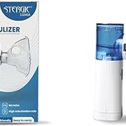 STERGIC Lumia Portable Mesh Nebulizer Handheld, One Touch Operation, No Noise, High Nebulization Rate, Personal Inhalers For Breathing Problems Lightweight, Travel Friendly For Adults & Kids-5